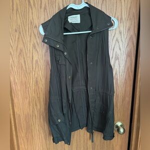 Ashley By 26 International Olive Utility Vest